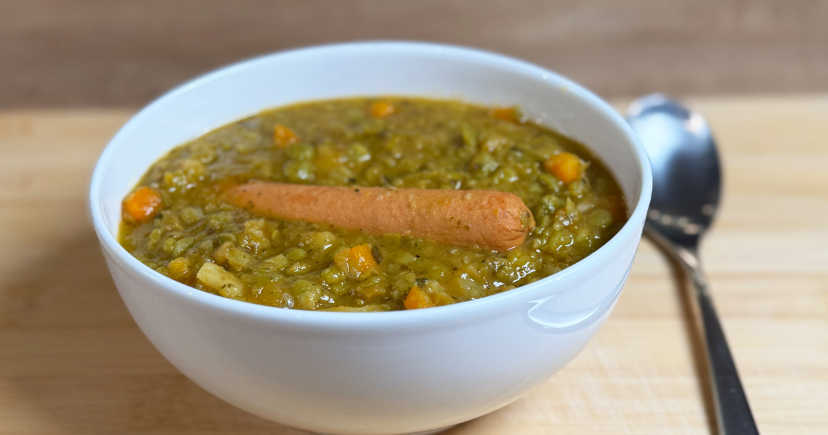 Erbsensuppe wie von Oma – klassisch, deftig und richtig sämig – ESSEN & ENDE