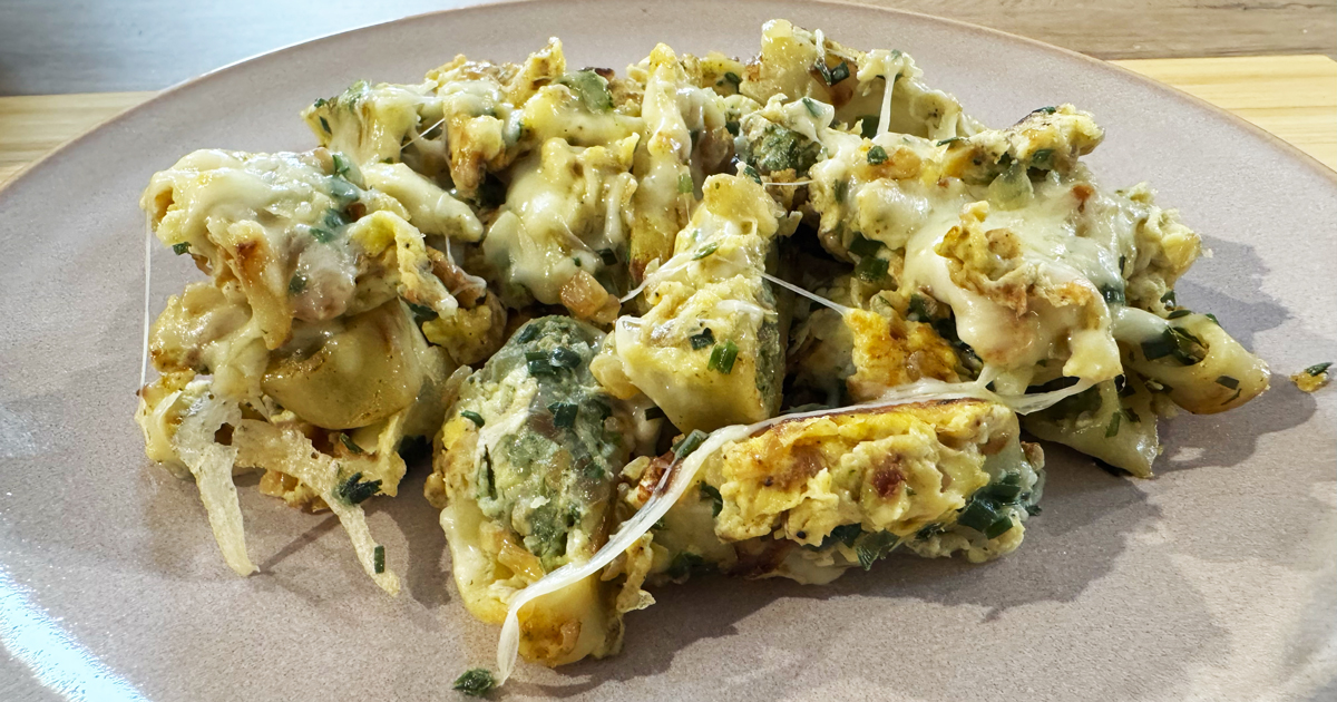 Maultaschen-Pfanne mit Ei und Käse – ESSEN & ENDE