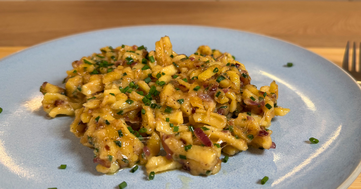 Schwäbische Käsespätzle – ESSEN & ENDE
